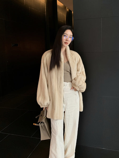 Meteor Variations Sable Fur Coat Women