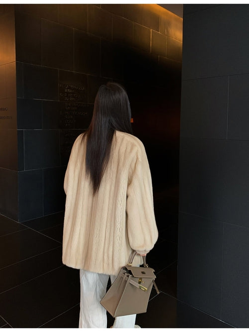 Meteor Variations Sable Fur Coat Women