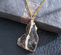 Midnight Smoke Raw Stone Necklace