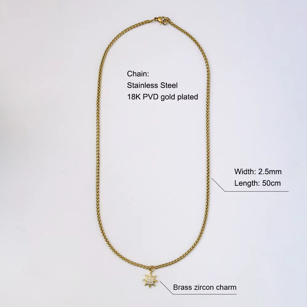 Guiding Star Gold Necklace
