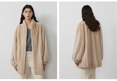 Meteor Variations Sable Fur Coat Women
