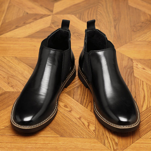 Eleganz™ – Classic Pointed-Toe Formal Boots for Men (Global Shipping)