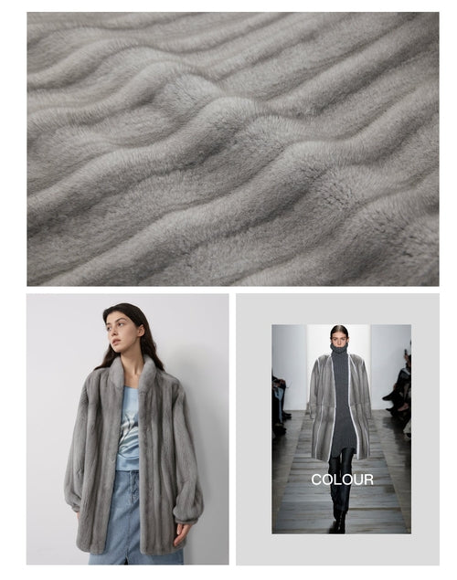 Meteor Variations Sable Fur Coat Women