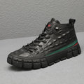 UrbanEdge™ – Men’s High-Top Leather Boots with Warm Lining