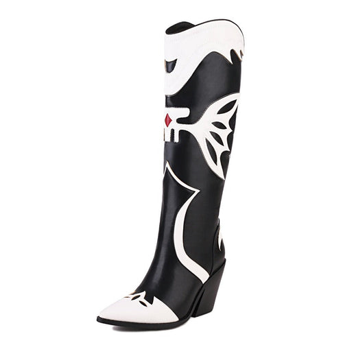 Western Cowboy : Women's Knee High Boots