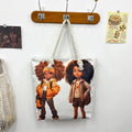 Brown Girl Besties Rope Handle Tote