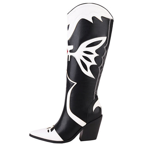 Western Cowboy : Women's Knee High Boots