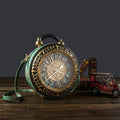 Time Traveler Vintage Clock Crossbody Bag