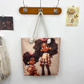 Little Sister, Big Sister Love Rope Handle Tote