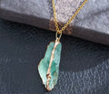 Sea Glass Glow Crystal Necklace