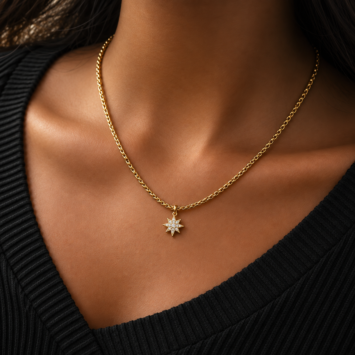 Guiding Star Gold Necklace