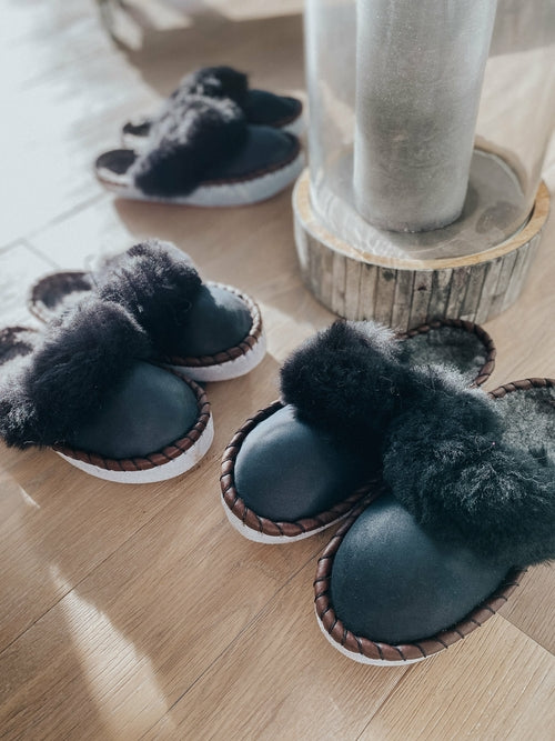 Mens Onyx Black Slip Ons [Limited Edition
