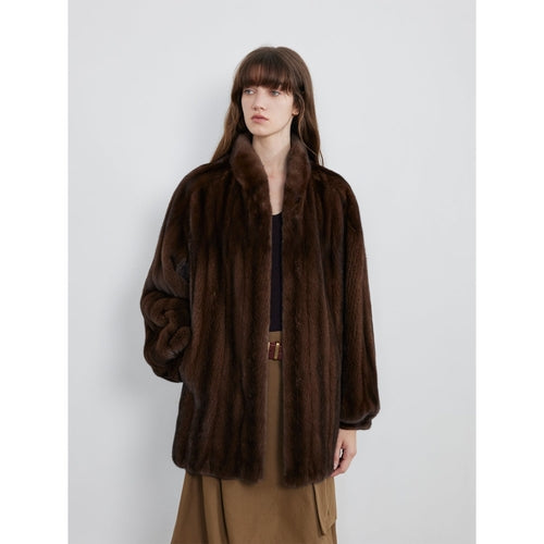 Meteor Variations Sable Fur Coat Women