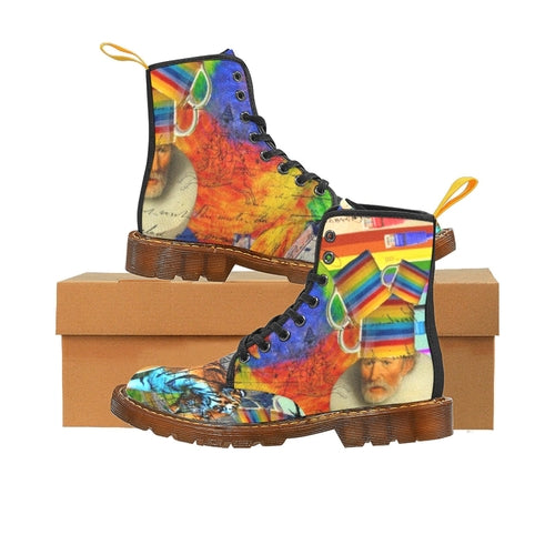 THE BIG PARROT II Men’s All Over Print Fabric High Boots