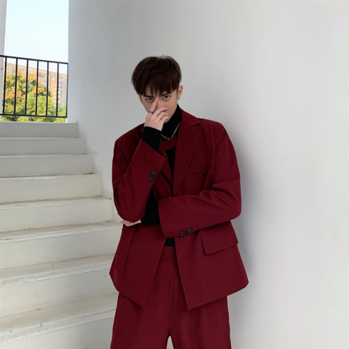 AvantGarde™ Men's Wool Coat – Bold, Innovative & Stylish 2-PieceSet