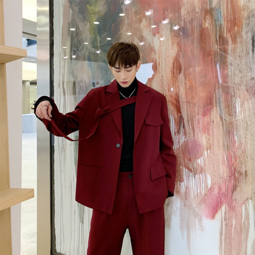 AvantGarde™ Men's Wool Coat – Bold, Innovative & Stylish 2-PieceSet