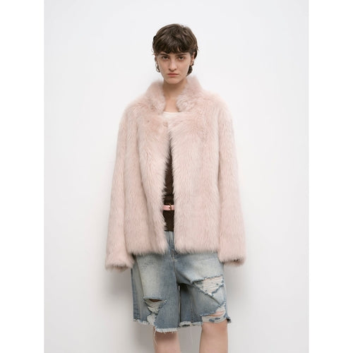 "Heartbeat Mark" Toscana Shearing women's short fur coat