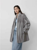 Meteor Variations Sable Fur Coat Women