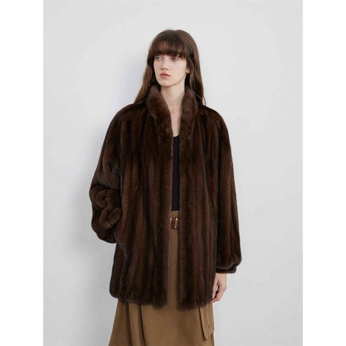 Meteor Variations Sable Fur Coat Women