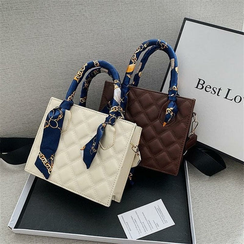 PB0017 Fashion Diamond Check Single Shoulder Bags Messenger Bag for
